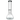 A front view of the 12-inch DankStop Big Base Beaker with Color Accents water pipe, showcasing its clear glass construction.