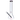 A front view of the 16-inch DankStop Beaker with Color Ring Water Pipe, showcasing its clear glass construction and subtle colored ring.