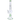 Front view of the 17-inch Extreme Ice with Sprinkler Perc Water Pipe, showcasing its clear glass construction and unique sprinkler perc design.