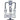 Front view of the 13-inch Barrel with Inline Perc Water Pipe, showcasing its clear glass construction and unique perc design.