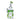 A front view of the 7.5-inch Barrel with Circ Perc Water Pipe, showing a clear glass pipe with a green accent on the mouthpiece.