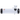Side view of the JM Plastics Smokey with Glass Bowl Acrylic Steam Roller showing a clear cylindrical body with black end caps and a glass bowl mounted near one end.