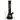 Front view of the 14.7-inch Honeybee Beaker Water Pipe, featuring a dark-colored beaker shape with decorative gold accents.