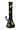 Front view of the Honeybee Beaker Water Pipe, a tall, dark glass beaker with a simple, clean design.