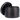 A slightly open, black Cali Cloud X 63mm 3-Stage Grinder, photographed from a high angle, revealing its multi-tiered construction.