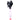 Front view of the JM Plastics Black Gas Mask with Bright Acrylic Water Pipe, showcasing its stark contrast against a plain white backdrop.