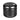 Angled close-up of the Pulsar Matte Herb Grinder in matte black showing its rounded two-piece metal body, lid logo, and base branding.