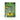 Front view of the Honeybee Herb Ringed Flower Bowl in clear glass set against its green retail pouch with yellow label.