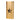 Front view of the Famous X Aluminum Dugout Pipe, showcasing its polished, gold-toned metallic exterior.