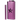 A side view of the Famous X Aluminum Dugout Pipe, featuring a sleek, metallic purple finish and simple cylindrical form.
