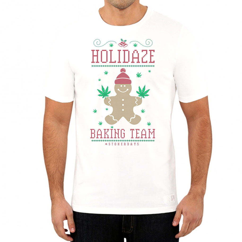 Holidaze Baking Team White T-Shirt