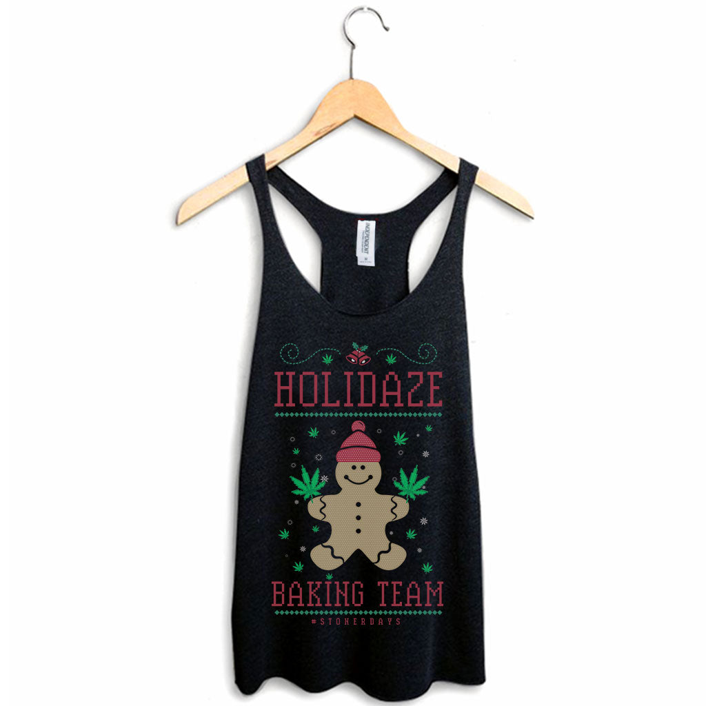 Holidaze Baking Team Women's Racerback Tank Top