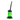 A front view of the JM Plastics Mini Hoser with Carb Hole acrylic water pipe, displaying its clear, compact design.