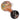 Front view of the Gold and Frit Spoon Pipe – 4 in, showcasing a colorful glass pipe with frit patterns and a curved bowl.