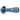 Front view of the Twisted Fumed Pipe – 4.5 in, showing a glass pipe with a textured, fume-like finish.