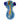 Front view of the Twisted Fumed Pipe - 4.5 in, showcasing a colorful, fumed glass design with a slight upward curve.