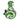 Front view of the Swirl Color Tube Pipe - 4.5 in, showing a green glass pipe with swirling white accents.