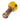 A side view of the 2.5-inch Multi Frit Pipe, showing a colorful frit pattern within clear glass.