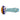 A side view of the Swirling Double Blown Spoon Pipe - 4.5 in, featuring colorful swirling patterns within the clear glass.