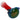 A close-up, angled view of the 4.5-inch Colorful Reversal Art Spoon Pipe, showcasing its vibrant red and white patterned stem.