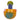 A front view of the 4.5-inch Colorful Reversal Art Spoon Pipe, showing a colorful glass bowl with a curved design.