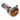 A close-up, angled view of the 4.5-inch Wig Wag Reversal Spoon Pipe, showing colorful glass swirls.