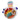 A close-up, angled view of the 4.5-inch Wig Wag Reversal Spoon Pipe with colorful glass swirls and a rounded bowl.
