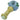A front view of the 4.5-inch Net Reversal Spoon Pipe with a swirl of blue and green glass.