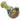 A close-up, angled view of the 4.5-inch Net Reversal Spoon Pipe, showing its colorful glass swirl pattern.