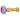 A side view of the 4.5-inch Net Reversal Spoon Pipe, featuring a colorful, swirled glass design.