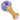 A close-up of the 4.5-inch Net Reversal Spoon Pipe, featuring a colorful, swirling glass design and a side view of the bowl.