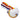 A vibrant, angled view of the Slime Rasta Rainbow Spoon Pipe, displaying its colorful glass construction and curved design.