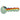 A side view of the 4.5-inch Slime Rasta Rainbow Spoon Pipe, displaying its colorful glass design.