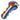A detailed view of the Slime Rasta Rainbow Spoon Pipe, showcasing its colorful glass design in a side profile.