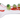 Top-down view of the Cloud Cali Inc DankStop 3-inch Glass w/ Drips Hand Pipe showing a white spoon-shaped bowl with red swirl accents and three raised green drips against a black background.