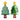 Pulsar Pulsar Holiday Party Tree Glass Hand Pipe - 5"