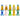 Row of five 3" Pulsar Lava Lamp One Hitter - 3" / Colors Vary showing front views in blue, pink, green, yellow, and teal on a white background