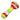 DankStop Fancy Multi-Color Striped Glass Spoon Pipe - 5 in.