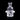 Centered front view of the Honeybee Herb Honey Hive Carb Cap, a clear glass cap with a flared top and twisted spiral base against a black background