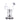 Front view of the HydroBarrel Mini Rig, a clear glass rig with a rounded base and a cylindrical neck.