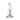 The HydroBarrel Mini Rig is shown in a three-quarter view, highlighting its clear glass construction and compact size.