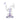Front view of the HydroBarrel Mini Rig, a small glass rig with a purple joint and clear body, set against a plain white background.