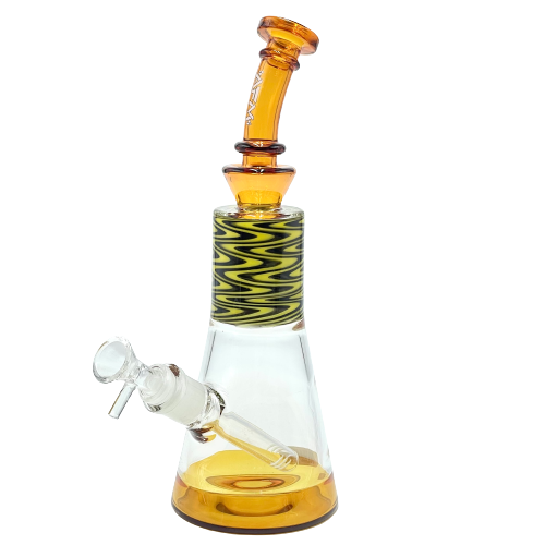 10.5" Wig Wag Glass Beaker Bong