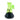 A studio shot of the Double Color Dry Glass Ashcatcher, showing its rounded glass form and vibrant color gradient.