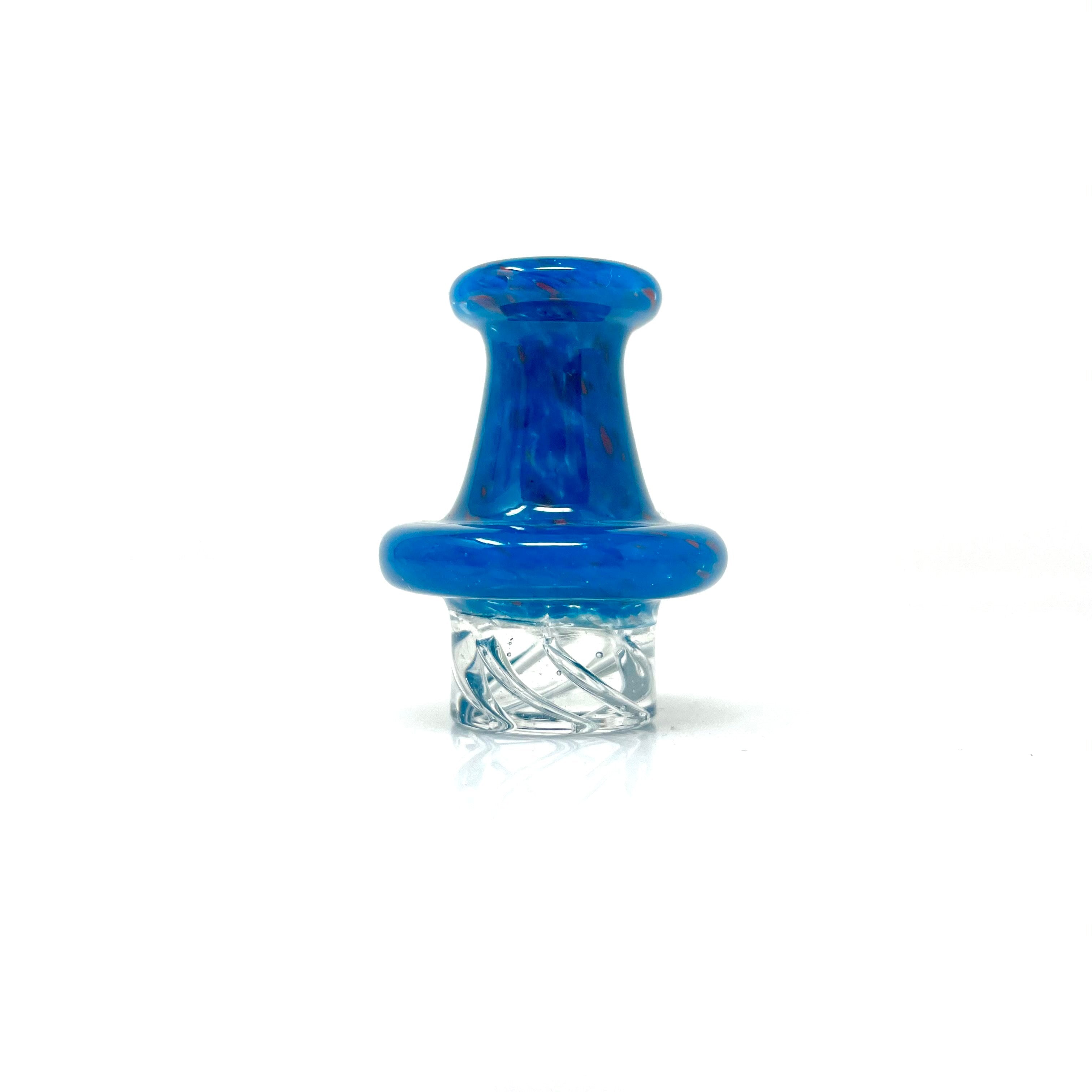 Color Dot Turbo Glass Spinner Carb Cap + 2 Pearls