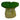 Front view of the LED Forest Tree Ashtray, a textured, tree-shaped receptacle with a glowing light within.