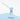 A slightly angled view showcases The Bubbler, its simple form highlighted against a textured, light blue backdrop.