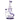 A studio shot of the Klein Recycler Bong, showing its intricate glasswork and unique perc design against a plain white background.