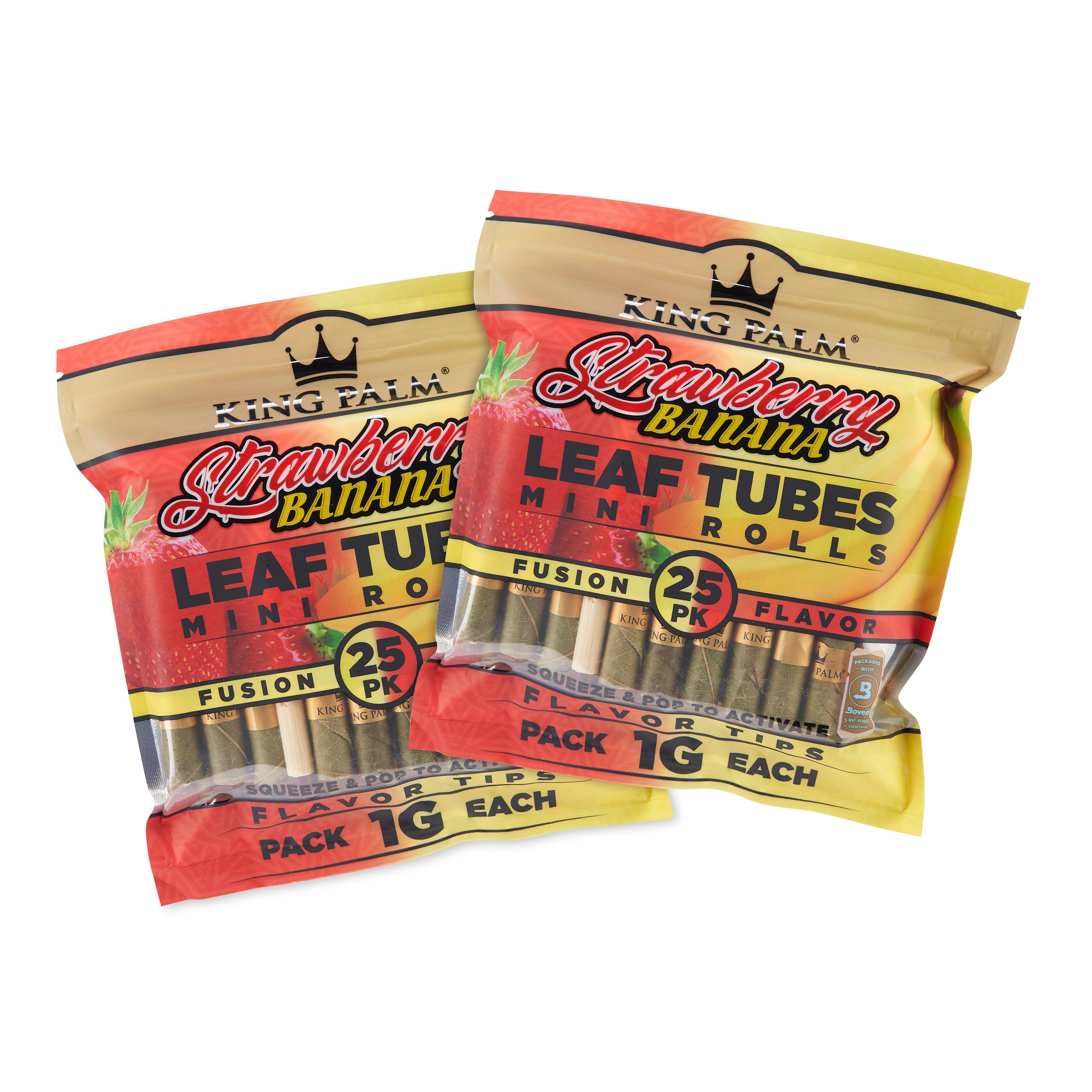 Mini Flavored Pre Roll Leaf Tubes - 2 Packs of 25