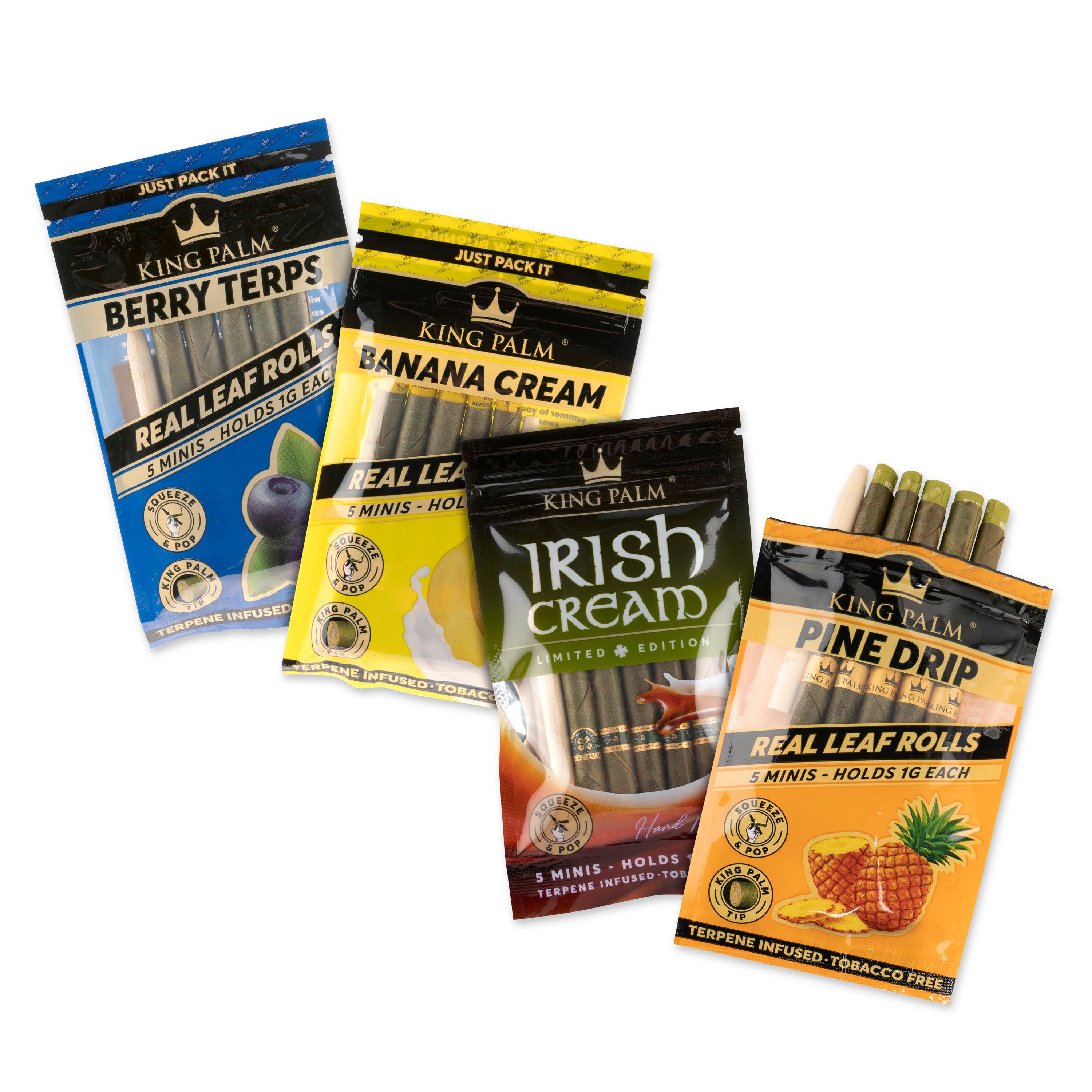 Mini Size Flavored Pre Rolled Leaf Tubes - Combo 5 Pack